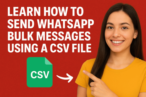 Learn How to Send WhatsApp Bulk Messages Using a CSV File